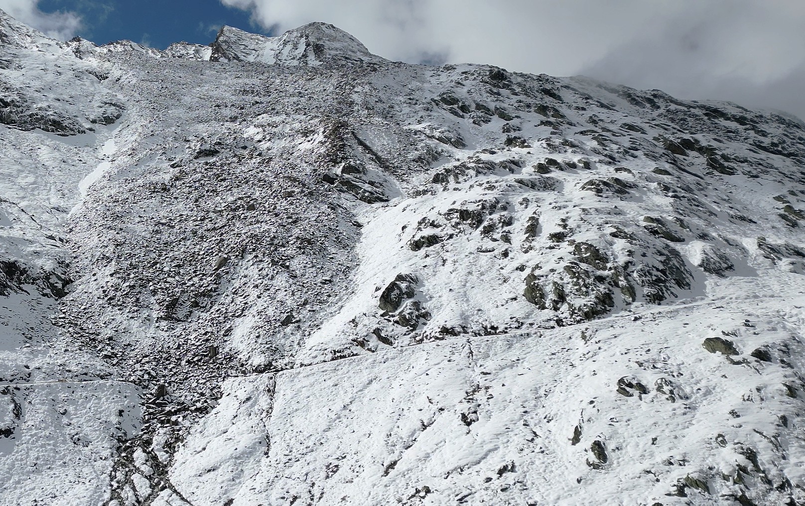 Blockgletscher &Auml;u&szlig;eres Hochebenkar &uuml;berf&auml;hrt Wirtschafsweg